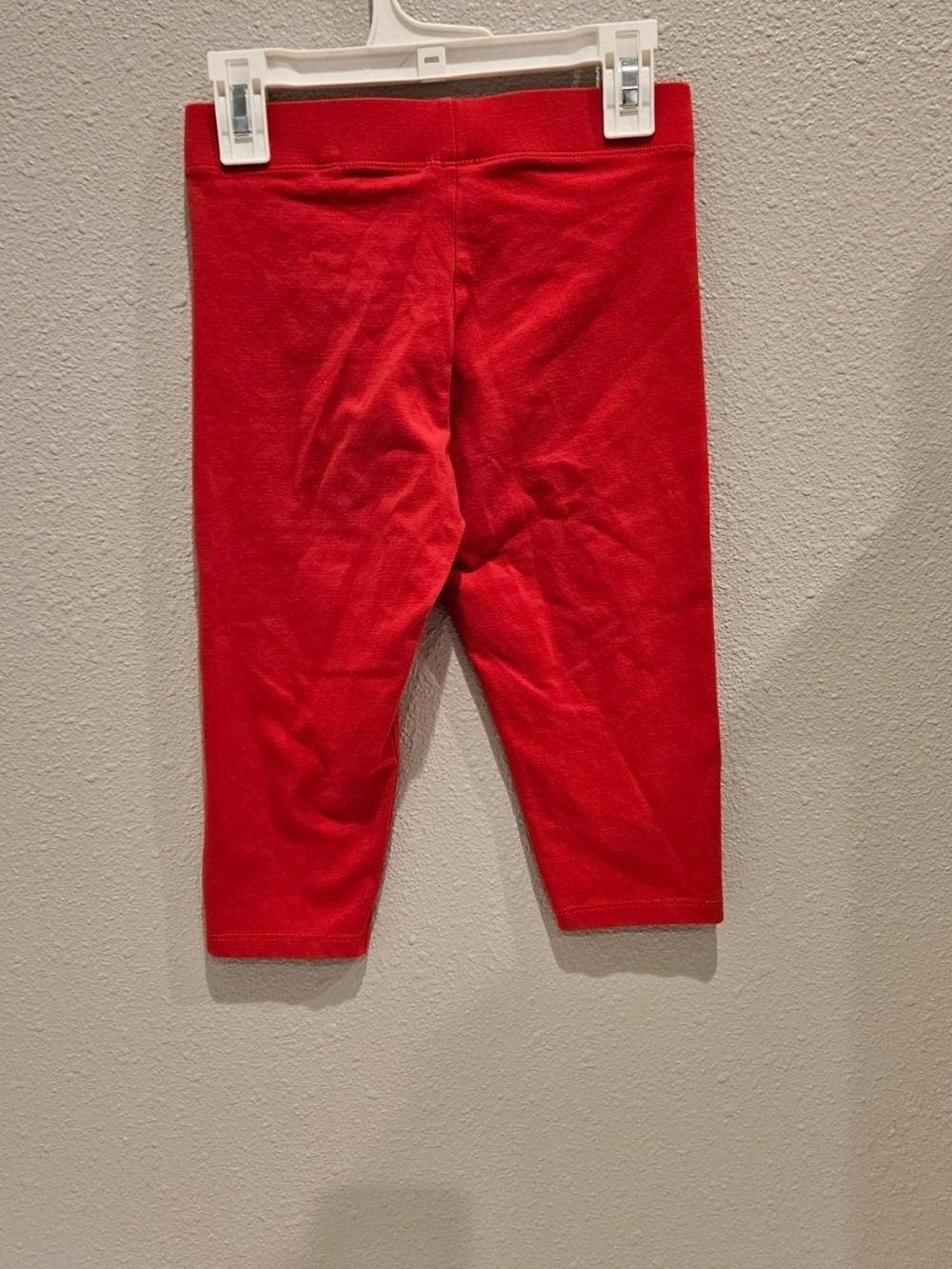 EUC Mini Boden Girls Red Capris Size 9/10